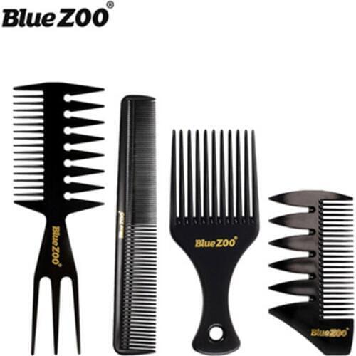 4pcs/set Profesional Hair Styling Comb Salon Slicked-back Lift Teasing Antistatic Hair Comb Home DIY Barber Hair Styling Tools