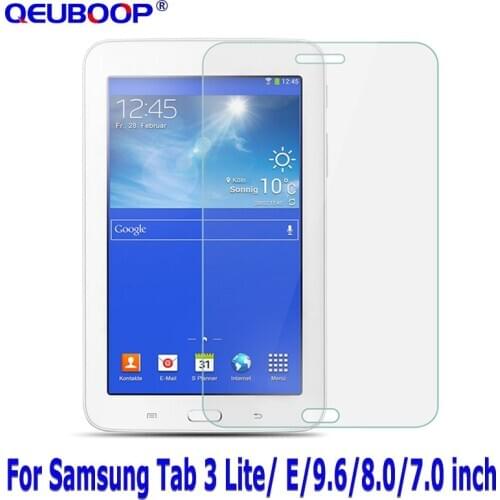 9H Tempered glass For Samsung Galaxy Tab E 8 9.6 inch SM-T377 T375 T378 T560 Screen protector for Tab 3 e Lite 7.0 SM-T111 T110