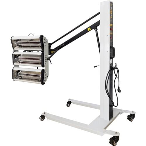 Car Vertical Mobile 3300W Infrared Paint Lamp Car Body Paint Curing Lamp Shortwave Paint Drying Lamp Light Car Tools