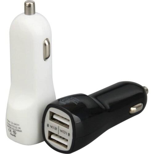 2.1A USB Car Phone Charger Mobile Phone Car -Charger Universal Mini Dual Usb Charging Adapter for iPhone Xiaomi Samsung Tablet