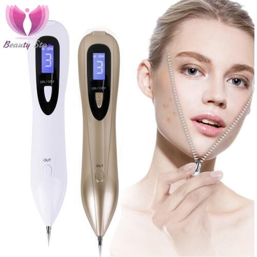 Beauty Star LCD Laser Plasma Pen Mole Tattoo Removal Machine Dark Spot Remover Freckle Wart Skin Tag Removal Tool Skin Care