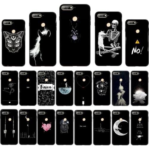YNDFCNB For Huawei Honor 7C Case On Huawei Honor7C 5.7 inch Soft Silicone Phone Cover For Huawei Honor 7C Aum-L41 TPU