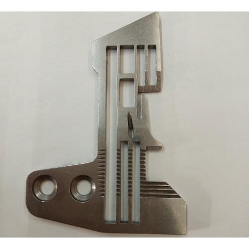 Industrial Sewing Machine Needle Plate E982 Narrow Type For Siruba 757 Five Thread Overlock Throat Plate