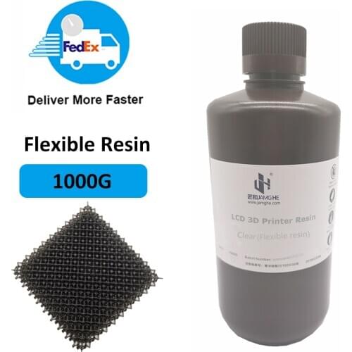JAMGHE Flexible resin Fast printing Less Deformation High Precision Impact Resistance with Multiple Color For ANYCUBIC Photon