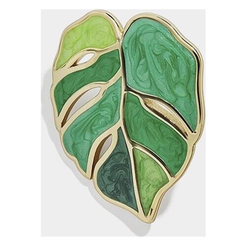 Graceful Trendy Fashion Leaves Plant Earring For Women Summer Earrings 2021 Trend Jewelry For Women