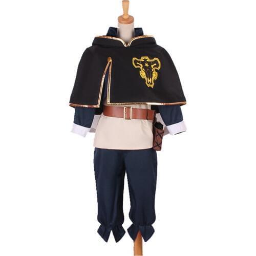 Anime Black Clover Asta Cosplay Costume Halloween Costumes with Cloak