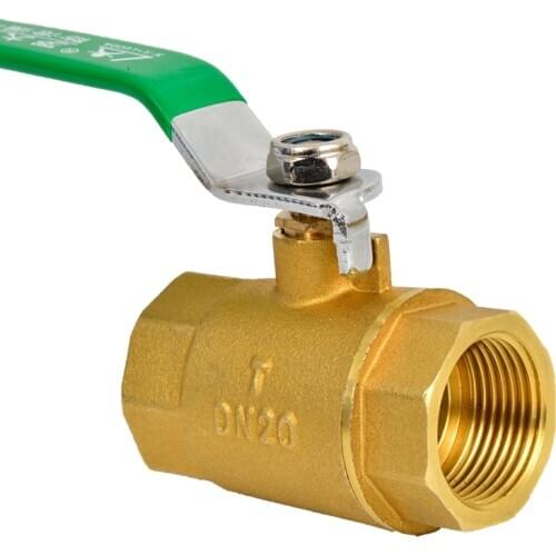 DN10 Brass Ball Valve Thickened Handle 1/4 "3/8" 1/2 "3/4" 1 "BSP Female Male For Hot Water Gas Valve Tap Water Outlet Switch