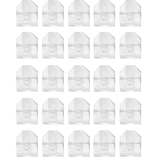 SANQ 25Pcs for XiaoMi ROIDMI EVE Plus Accessories Dust Bag Robot Garbage Storage Bag Replacement Vacuum Cleaner Spare Parts