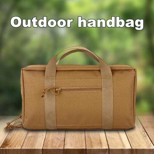 Multifunctional Outdoor Handbag Anti-Scratch Large Capacity Nylon Hunting Case Padded Rug Bag Pouch Accessories for Man