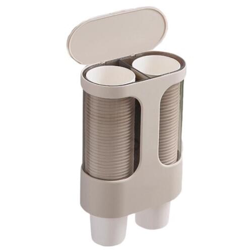 Disposable cup holder Dispenser paper cup water cup plastic cup holder Automatic cup holder free punching rack