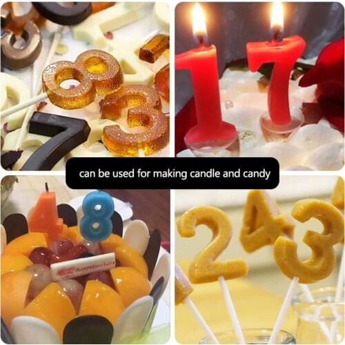 Epoxy Resin Molds DIY Alphabet Pendant Candy Fondant Candle Mould Handmade Silicone Mold for Resin