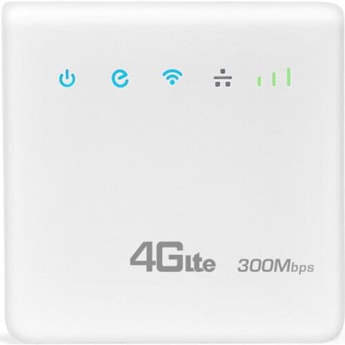 Unlocked 300Mbps Wifi Routers 4G lte cpe Mobile Router with LAN Port Support SIM card Portable Wireless Router wifi 4G Router