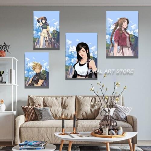 Final Fantasy Poster Canvas Wall Art Painting Decor Pictures Bedroom Study Living Room Home Decoration Prints