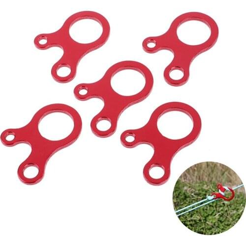 Aluminum Alloy 3-hole Quick Knot Rope Multi-purpose Tent Buckle Wind Rope Buckle Tightening Windproof Rope For Hanging Snails