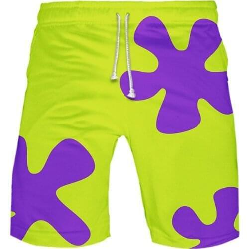 3D Anime Patrick Star Board Shorts Trunks Summer New Quick Dry Beach Swiming Shorts Men Hip Hop Short Pants Beach clothes