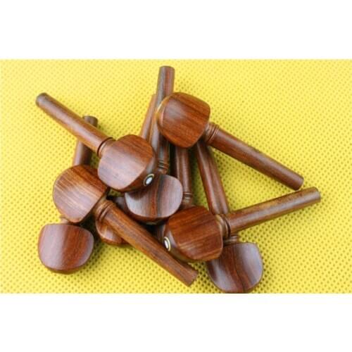 Violin shaft string knob violin accessories high-end red sandalwood violin string shaft a set of prices