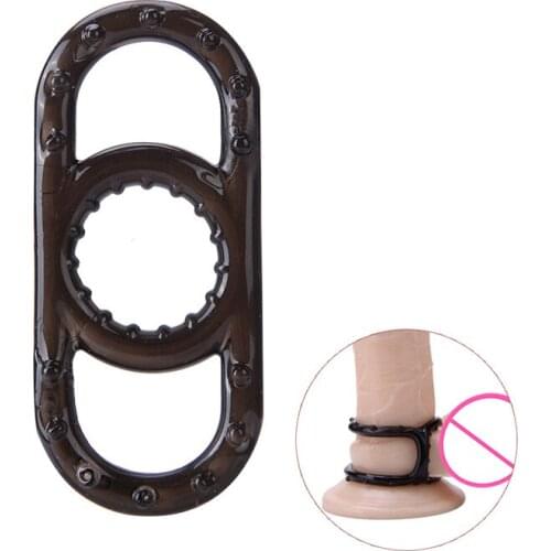 Silicone Penis Ring Delayed Ejaculation Penis Erection Ring Chastity Sex Toys Adult Male Locking Sperm Trainer Adult Products