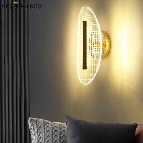 Led Wall Light Modern Home 110v 220v Wall Lamp For Bedroom Bedside Sconce Living Room Corridor Indoor Simplicty Light Fixture
