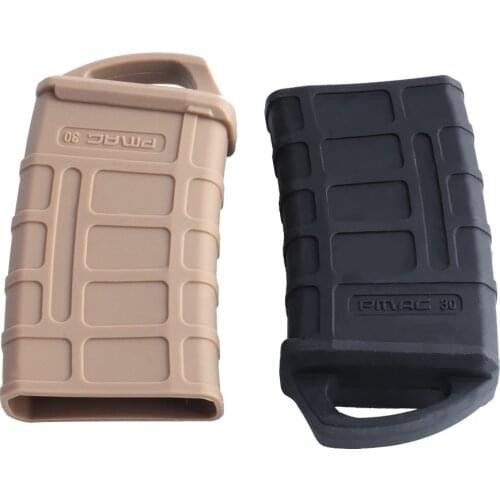 Tactical 5.56 M4/M16 PMAG Fast Magazine Pouch Holster Rubber Sleeve Slip Cover Bag Airsoft Rifle Mag Holder Hunting Accessories
