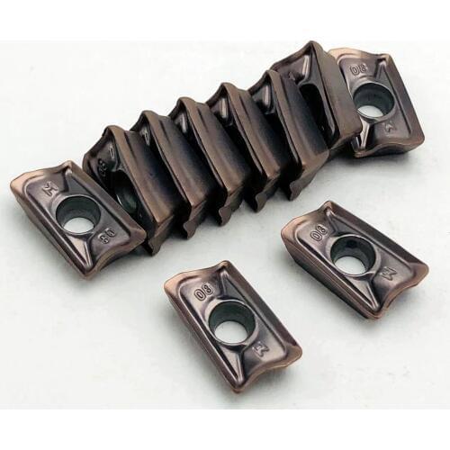 Carbide inserts AOMT123608 PEER M VP15TF CNC mechanical milling inserts AOMT123608 CNC machine parts milling cutter lathe cutter