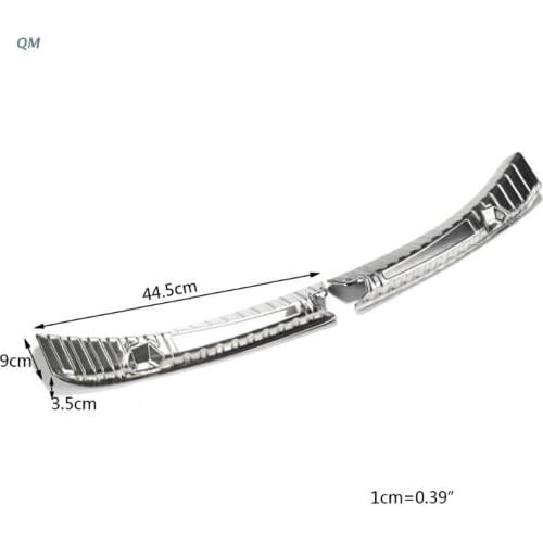 Stainless Steel Inner Guard for Tesla Model 3 2017-2020 Car Inner Rear Bumper Guard Plate Cover Trim 13MF