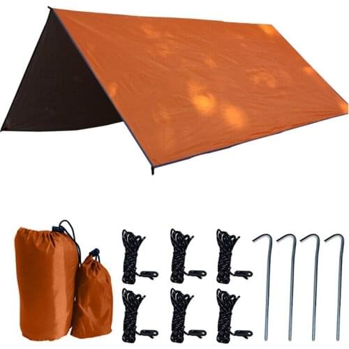 Awning Waterproof Tarp Tent Garden Canopy Sunshade Shade Ultralight Outdoor Camping Hammock Rain Fly Beach Sun Shelter