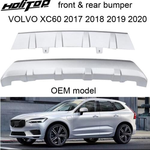 Newest bumper guard bumper protection cover skid plate for VOLVO XC60 2017 2018 2019 2020,new ABS material,ISO9001 quality,2pcs