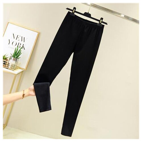 Women 2021 Autumn Winter Fashion Slim Tight Leggings Female Skinny Thermal Pants Ladies High Waist Thick Warm Trousers E364