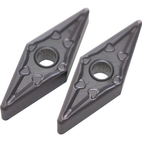 10pcs VNMG160408 BK DMH35 CNC Solid Indexable Carbide Inserts for Stainless Steelurning Boring Tutting Tools Holder