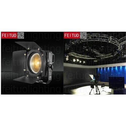 12/lot IP65 waterproof 200W CW/WW/rgbw 4 in 1 Zoom LED Fresnel Spot Light outdoor dimmable spotlight free shipping