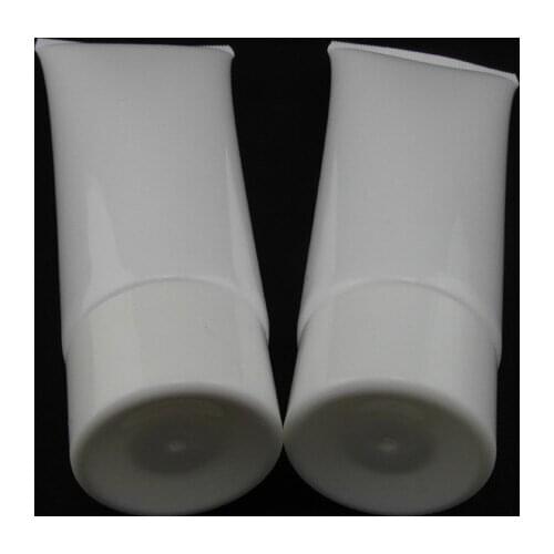 50pcs 50ml white plastic hose / lotion cream emulsion cosmetic tube 50ml packaging materials bottles with white screw cap