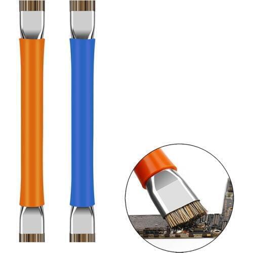 Double Head Anti-Static Brush ESD Safe Hard Cleaning Tools For Phone Motherboard Circuit Board PCB BGA Cleaner Repair Tool