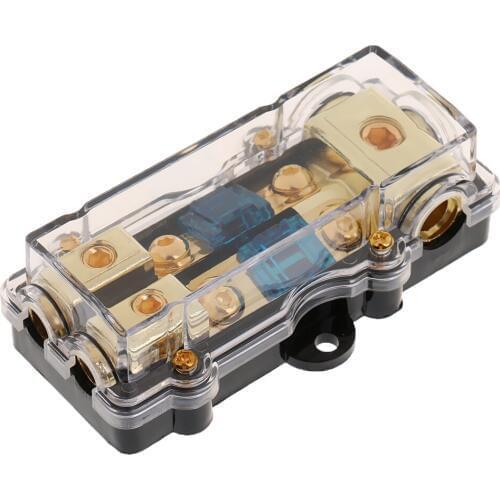 Car Audio Fuse Holder Distribution Block 3 In 2 Out Circuit Protector