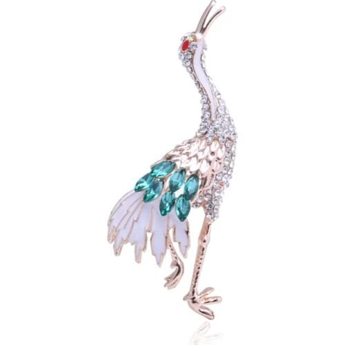 Beadia Flamingo Brooches For Clothes