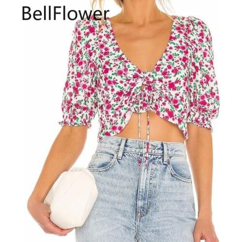 Женские рубашки с принтом BellFlower China At AliExpress