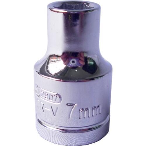 BOSI 3/8" drive metric 7mm six-point socket Cr-v steel