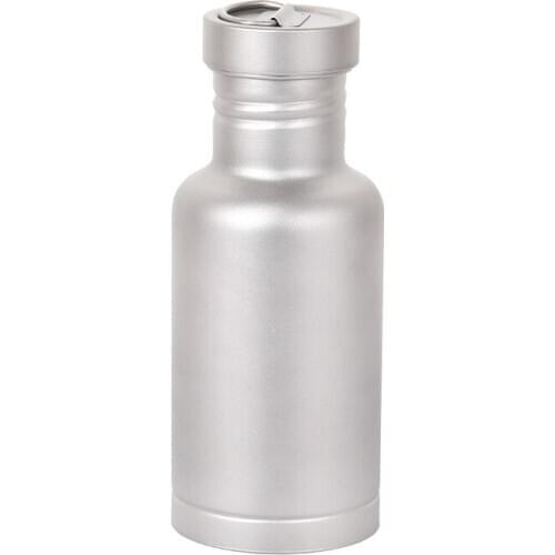 Pure Titanium Water Pot 500Ml Outdoor Riding Drinking Ware Mountaineering Pot Light Portable Tea Cup Can Boil Water Ta8387