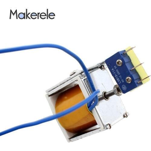 24V 48V 110V 220V Electromagnetic Latch With Micro-Motion Push-Pull Drawer Door Magnet Doors Electric Magnetic Lock