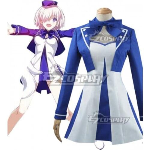 Fate Grand Order FGO Mash Kyrielight Chaldea Park 2019 4th Anniversary Girls Team Dress Party Suit Cosplay Costume E001