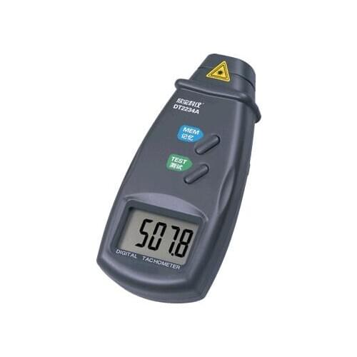 Photoelectric tachometer, DT2234A laser speed meter, DT-2234A non-contact speed meter