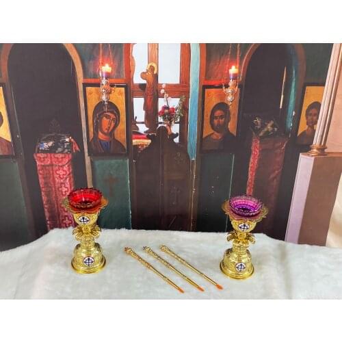 Orthodox Cross Eastern Church Othodox Holy Oil Ceremonial Articles Metalware Prayer Fountain Pen Gold Plating крест в машину