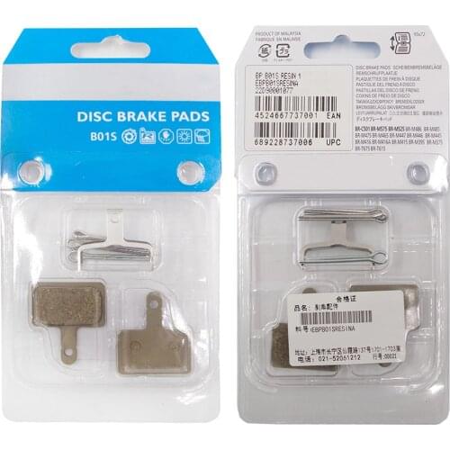 Hot Bicycle Disc Brake Pads B01S Resin Mountain Bike Copper Semimetal Hydraulic Resin Disc Brake Pads for cycling Bicycle Parts