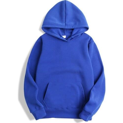 Mans Pullover Hooded Sweatshirt Streatwear Cotton Loose Sport Pure Color Ourterwear Unisex