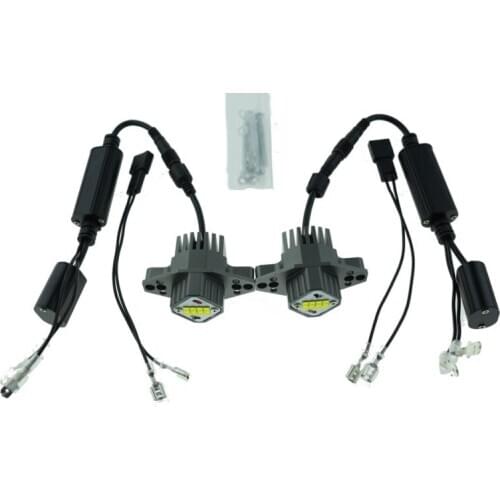 Set Angel Eye Lights 6000-6500K For BMW E90 E91 Parts 2Pcs White 2000LM