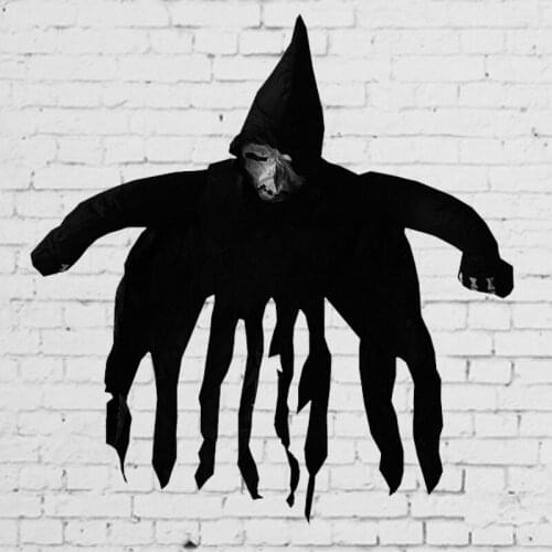 Halloween Inflatable Hanging Ghost Decorations LED Lighted Scary Creepy Skeleton Flying Ghosts Outdoor Toys for Halloween Party