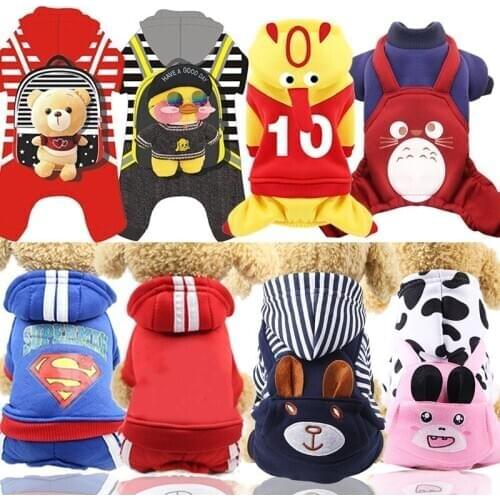 Pet Clothing for Dog Clothes for Dogs Cats Warm Clothes for Small Dogs Clothing Chihuahua Costume Dog Coats Jackets Pet Jumpsuit