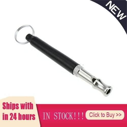 Pet Dog Training Whistle Ultrasonic Supersonic Sound Pitch Quiet Trainning Whistles Cat Dog Training Obedience Black WhistleTool