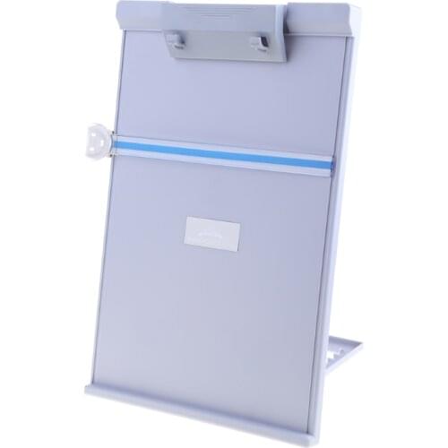 Plastic Clip Typing Paper Holder Document Adjustable Computer Book Rack Stand Reading Typing Frame Office Supply