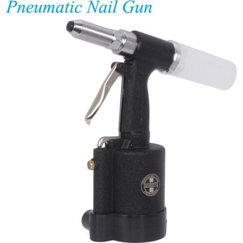 Pneumatic Riveting Gun Riveting Machine 2.4-4.8mm With Waste Rivets Collection Bottle Pneumatic Blind Rivet Gun GY-W500