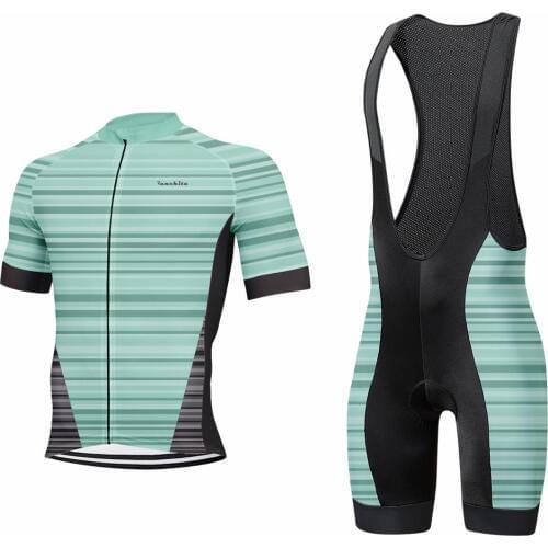 Runchita New Cycling Clothing Men Cycling Set Bike Clothing Breathable Anti-UV Bicycle Wear/Short Sleeve Cycling Jersey Sets